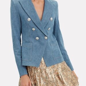 Veronica Beard Blue Tailored Blazer